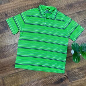 TIGER WOODS COLLECTION green golf polo L